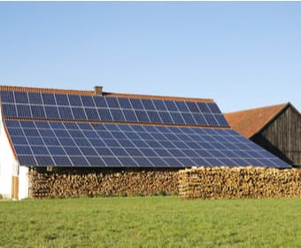 rentabilidad de las placas solares en las granjas
